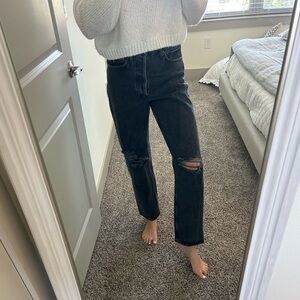 AGOLDE 90s black jeans